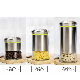 High Quality Empty Food Storage Glass Jars Glass with Metal Lid Glass Storage Tank