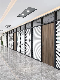 Provide Green Material Office Furniture Screen Glass Room Dividers Interior Blinds Partition Wall