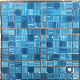 Blue Color Hot Melting Swimming Pool Bathroom Mosaic Tile Home Decor Building Material Crystal Mosaic Shining Glass Mosaic Tile Outdoor Tile