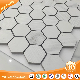  Wholesale Random Color Pattern Hexagon Cararra Porcelain Mosaic Wall Tile