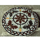  Indoor Decoration Classical Design Round Mosaic Luxury Floor Tile Marble Tile