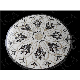 Indoor Decoration Vintage Pattern Luxury Classical Design Round Marble Mosaic Floor Tile