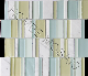  Rectangle Glass Stone Blend Mosaic Tile