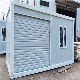 Mobile Prefab Cabin Kit 10FT Prefabricated Container House with Roller Shutter Door