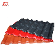  Lamina Teja Colonial Thermoplastic Anti-Impact PVC Corrugated Roofing Tiles 4 Layer ASA PVC Synthetic Resin Spanish Roof Sheet