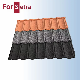 Best Quality Imported Pure Bond Red and Black Stone Coated Roofing Tile manufacturer