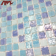  Wholesale Blue Color Art Wall Floor Swimming Pool Crystal Glass Mosaic Manufacturers