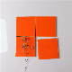 100X100mm Decorative Orange Subway Tiles Small Size for House Design