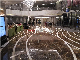  Luxury Golden Brown Crystal Onyx Stone Paving Floor for Hotel Lobby Floor