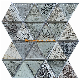 Glass Triangle Glossy Combined Mosaic Tile for Kitchen Bar Lobby manufacturer