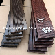  Anti Fade Dark Chocolate Carbonized Outdoor Bamboo Flooring Strand Woven Bamboo Lumber.