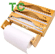 Wall-Mount Bamboo Roll Organizer Holder with Napkin Holder manufacturer