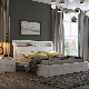 Nova High Quality Modern White High Gloss Bedroom King Size Bed Set Home Furniture Set