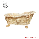 Home Use Solid Stone House Decorative Large Lion Head Marble Bathtub Mbd-01