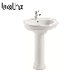 Popular Design Porcelain Bathroom Sink Smooth Ceramic Washing Basin (PL-2232)