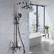 Luxury Wholesale Faucet Set Sanitary Ware Temperature Display Shower System Brass Shower Mixer Digital Rain Bathroom Shower Set