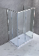  Rectangular Double Sliding Shower Enclosure with Chrome Aluminum