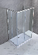 Rectangular Double Sliding Shower Enclosure with Chrome Aluminum