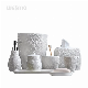  Elegant Carved Floral Bathroom Accessories Set Home Decoration