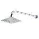  304 Stainless Steel Square High Pressure Rainfall Shower Head