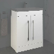 Bathroom 600mm Vanity Unit Only Modern Storage Cabinet Furniture Gloss White