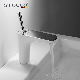 Stocco Contemporary Luxury Single Handle Chrome White Varnish of Counter Basin Mixer for Hotel Bathroom