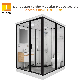  One Bedroom Complete Shower Unit Prefabricated Portable Glass Door Hotel Building Design Modular Luxury Prefab Bathroom Pod with Shipping Home