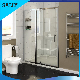  Corner Shower Room Chrome Framed Door 6mm Tempered Glass Bathroom Enclosure Hinge Shower Door