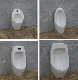 Wall Mounted Urinal Ceramic Sanitary Ware Bathroom Water Saving Men Urinal