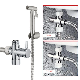  High Quality Brass T Bidet Valve Adapter G7/8 G1/2 G3/8 for Toilet Bidet Sprayer Faucet Connector