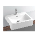  New Texture Design Surface Eco-Friendly Ceramic Material Shampoo Semi Counter Wash Basin Bathroom