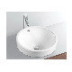 New Arrival Modern Basin Bathroom Wash Ceramic Semi Counter Vanity Sink Porcelain Sink Ceramic Sink Bathroom Basin manufacturer