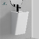 OEM Mold Bath Sanitary Ceramic Pedestal Wash Basin Semi Pedestal Basin manufacturer