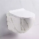 Marble Design Wall Hung Toilet Ceramic Wall Mounted Wc Rimless Washdown Flushing Toilet Sanitary Ware