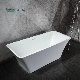 1400 mm Chinese Portable Freestanding Acrylic Square Bath Tub