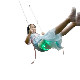  Kid Children Adult Outdoor Indoor LED Plastic Swing