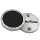 Circular Keyhole Entry Escutcheon for Double Bit Key Lock