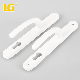  White Powder Coating Chrome Aluminum Alloy Lock Door Window Handle