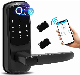  Smart Fingerprint Door Lock, Keyless Entry Door Lock with Reversible Handle, 6 in 1 Touchscreen Keypad Digital