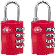 Tsa Luggage Locks 4 Digit Combination Keyed Alike Steel Padlocks - Approved Travel Lock for Suitcases & Baggage manufacturer