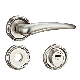 Free Sample Israel Design Zinc Alloy Door Lock Handle Set manufacturer