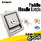  Paddle Handle Latch Key Door Lock Toolbox for Marine Equipment Electric Cabinet Mechanical Plane Shutter Door Catch