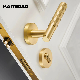 Wholesale Gold Luxury Diamond Door Lever Handle