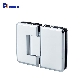  Beveled Edges -180° Heavy Duty Shower Door Hinge Brass Chrome Hinge Custom Frameless Glass Hardware