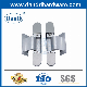  Factory Price Zinc Alloy Chorme Invisible Adjustable Door Hinge