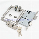 High Quality Ss Key Cylinder Bathroom Escutcheon Stainless Steel Lever Lock Mechanic Door Handle