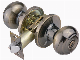 Tubular Knob Lockset Door Lock Mushroom Knob Antinque Brass manufacturer