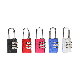  Combination 3 Candado Digital Password Aluminum Keyless Pad Lock Padlock with Harden Shackle