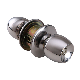 Cylindrical Tubular Knob Door Lock Interior Security Doorknob with Lock and Keys manufacturer