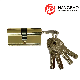  Smooth Quality Brass Computer Key Small Size Zinc Alloy Cylinder High Quality Brass/Zinc Computer Key Lock Cylinder